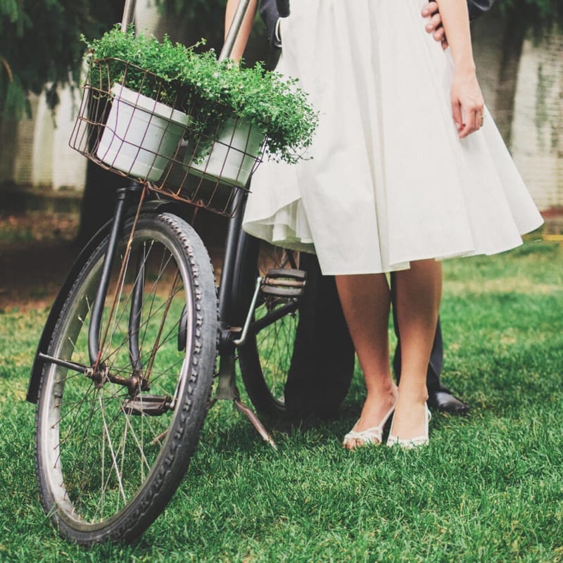 Duurzame bezorging van trouwkaarten: op de fiets